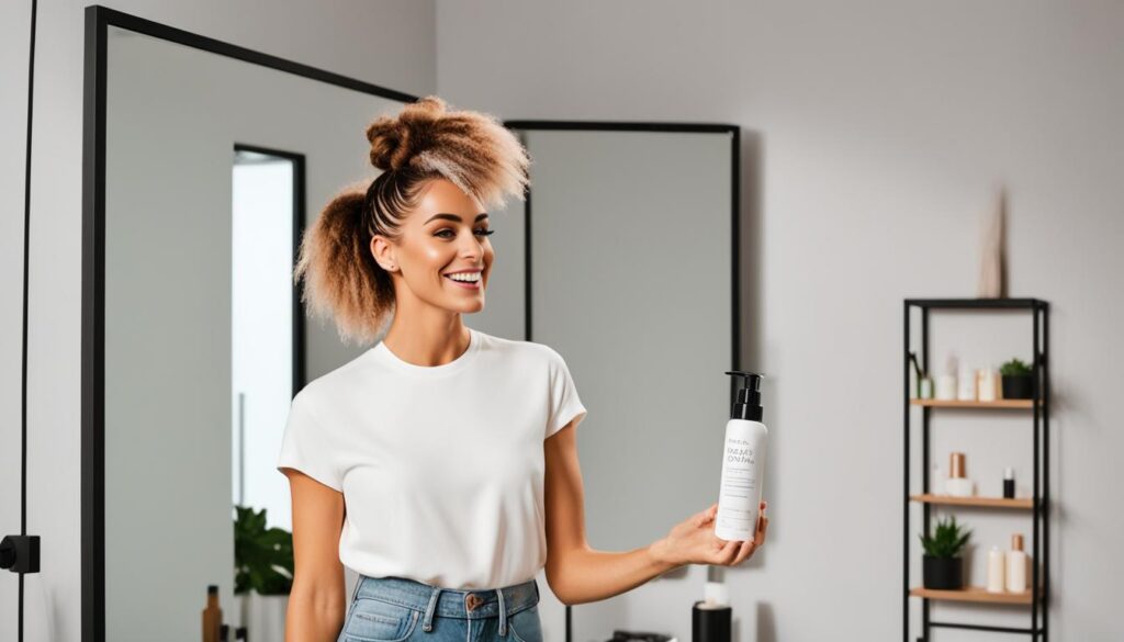 dry shampoo powder braids