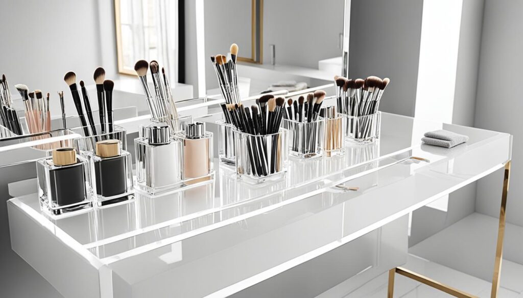 makeup brush holder style