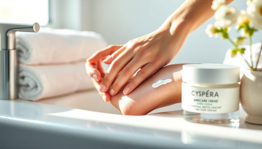 Cyspera Cream Application